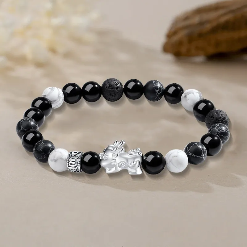 ZUIWENGLANGYASHANWENCHUANG Ebony Bracelets Men's-2