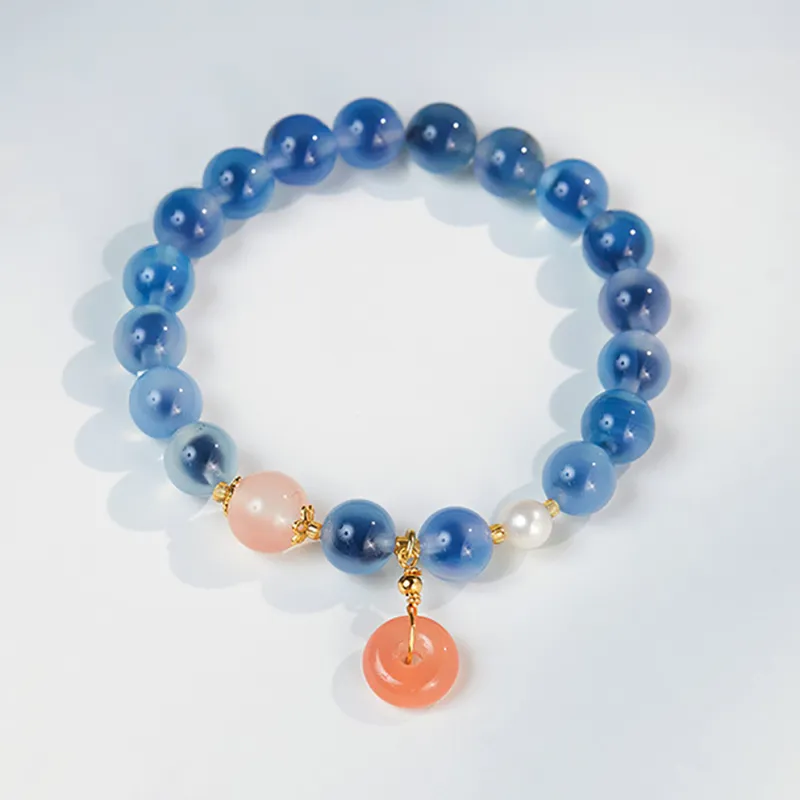 ZUIWENGLANGYASHANWENCHUANG Agate Bracelets Unisex-3