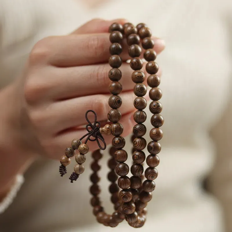 ZUIWENGLANGYASHANWENCHUANG Redwood Bracelets Unisex-4