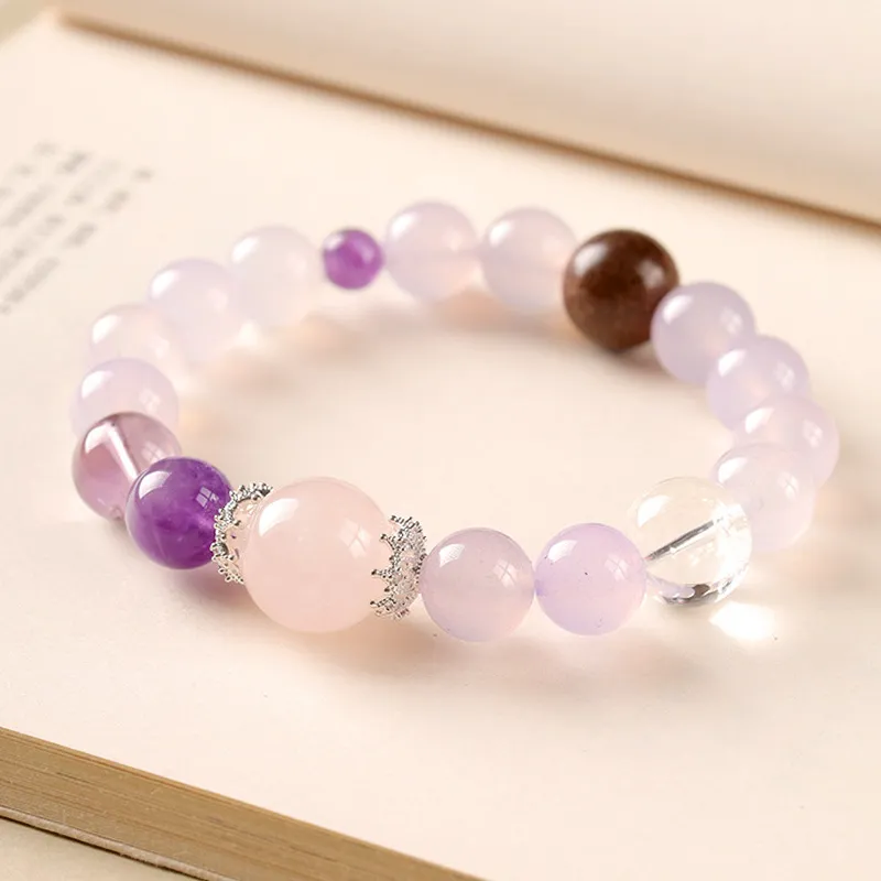 ZUIWENGLANGYASHANWENCHUANG Chalcedony Bracelets Unisex-2