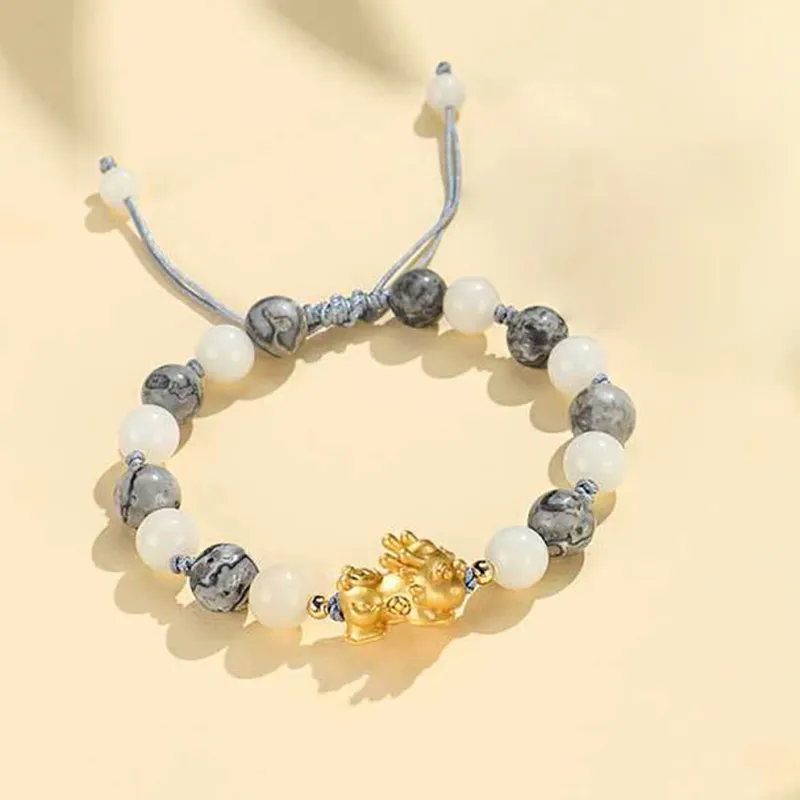 ZUIWENGLANGYASHANWENCHUANG Agate Bracelets Unisex-11