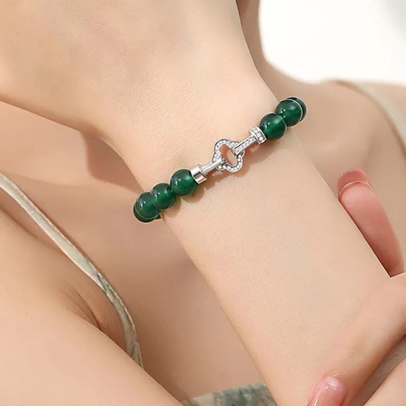 ZUIWENGLANGYASHANWENCHUANG Agate Bracelets Unisex-3