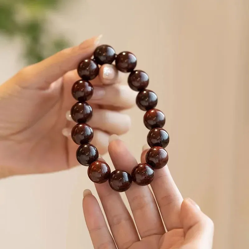 ZUIWENGLANGYASHANWENCHUANG Bloodwood Bracelets Unisex-2
