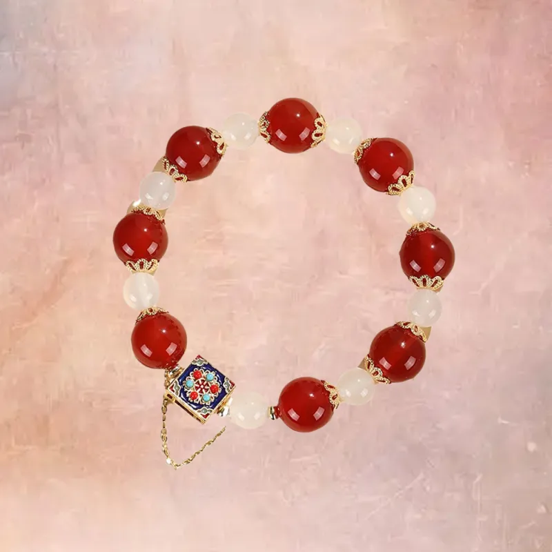 ZUIWENGLANGYASHANWENCHUANG Agate Bracelets Unisex-3