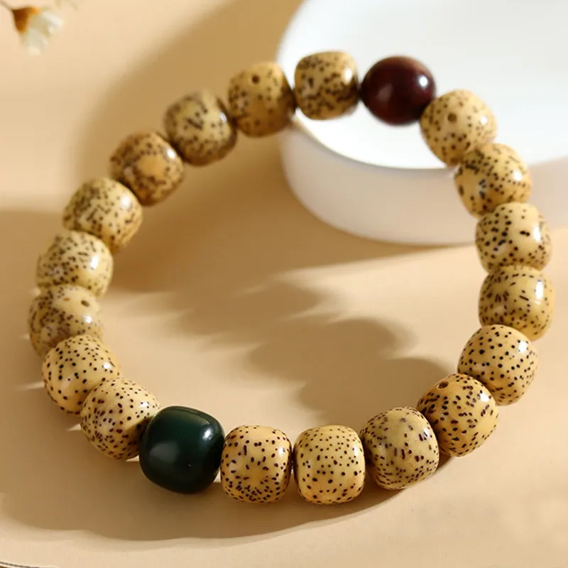 ZUIWENGLANGYASHANWENCHUANG Star Moon Bodhi Seeds Bracelets Unisex-1