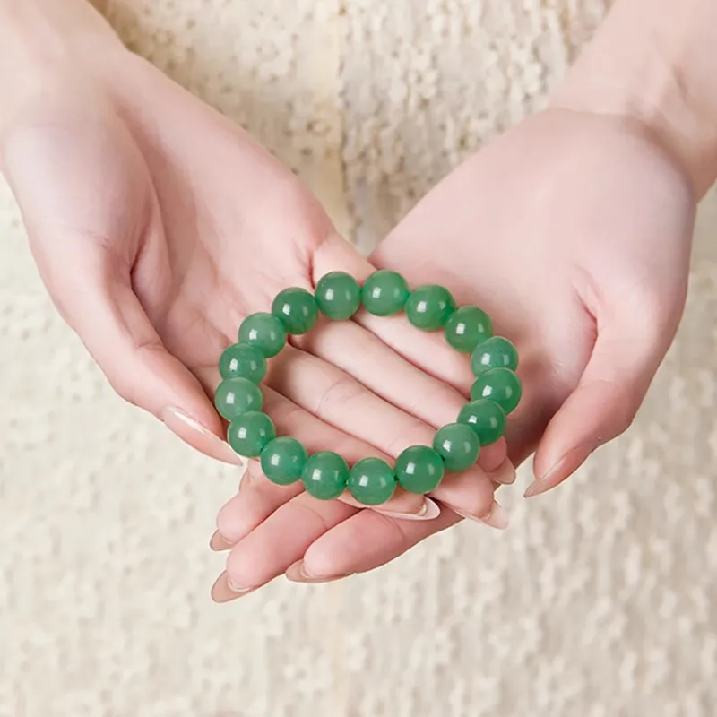 ZUIWENGLANGYASHANWENCHUANG Aventurine Bracelets Unisex-2