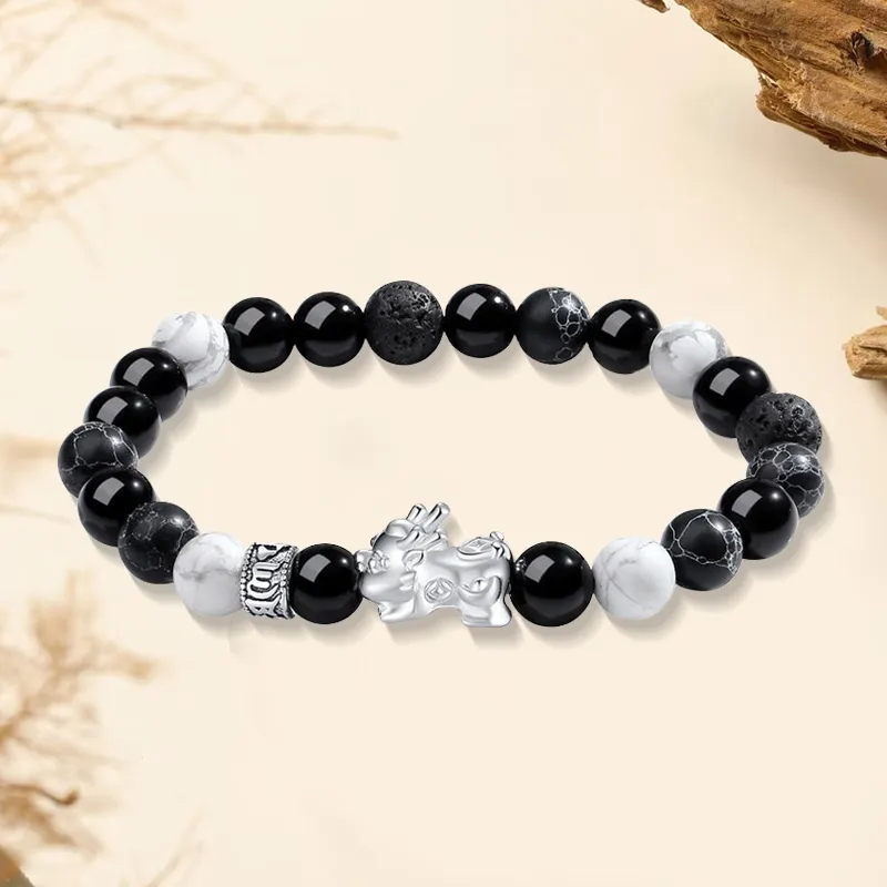 ZUIWENGLANGYASHANWENCHUANG Ebony Bracelets Men's-1