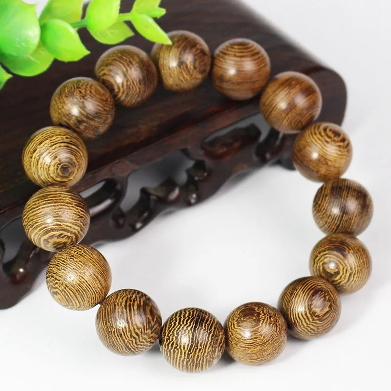 ZUIWENGLANGYASHANWENCHUANG Redwood Bracelets Unisex-3