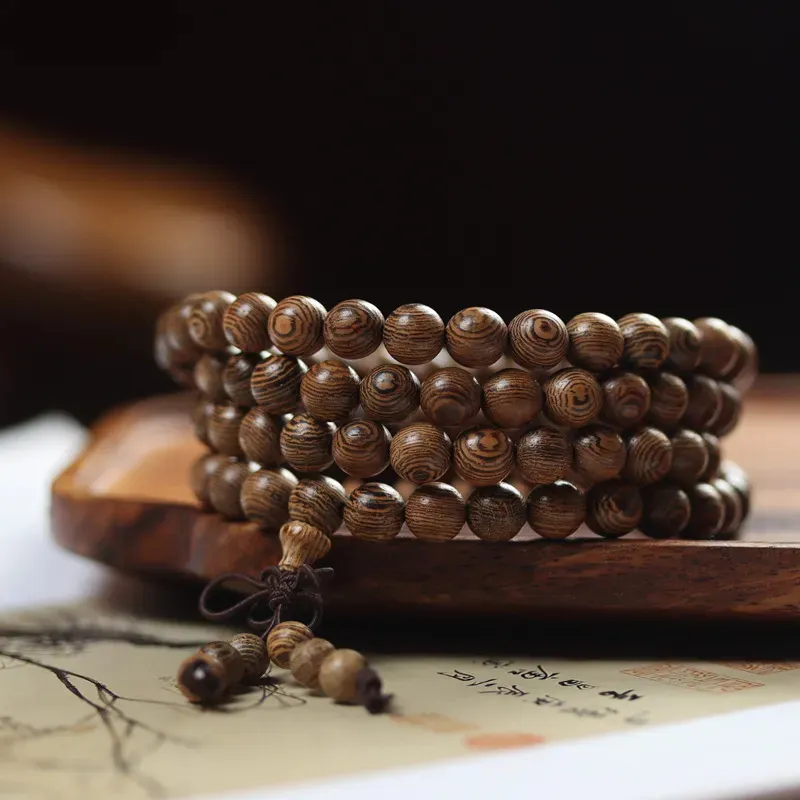ZUIWENGLANGYASHANWENCHUANG Redwood Bracelets Unisex-1