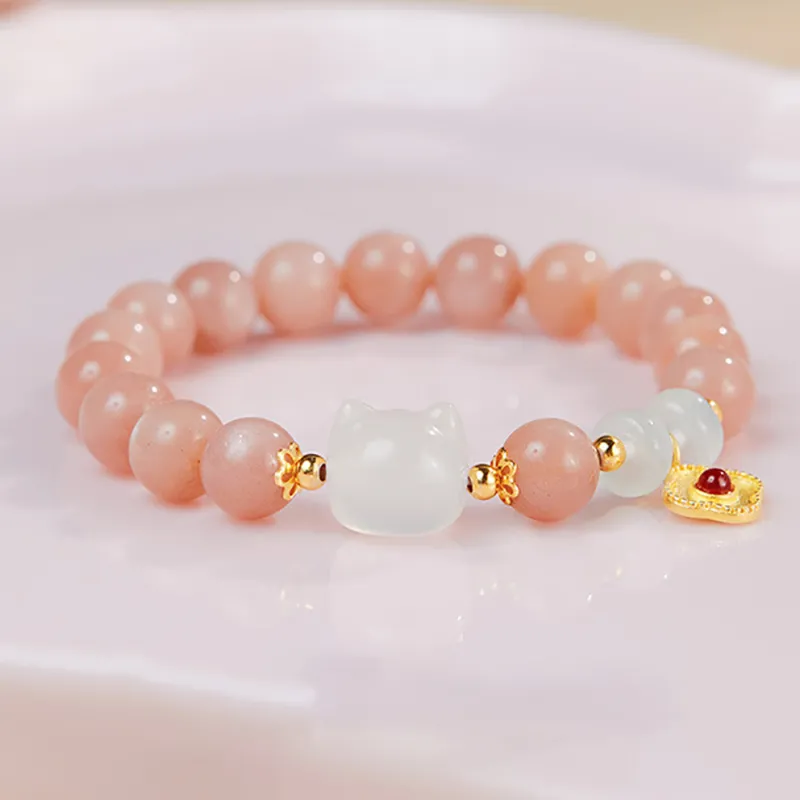 ZUIWENGLANGYASHANWENCHUANG Chalcedony Bracelets Unisex-1