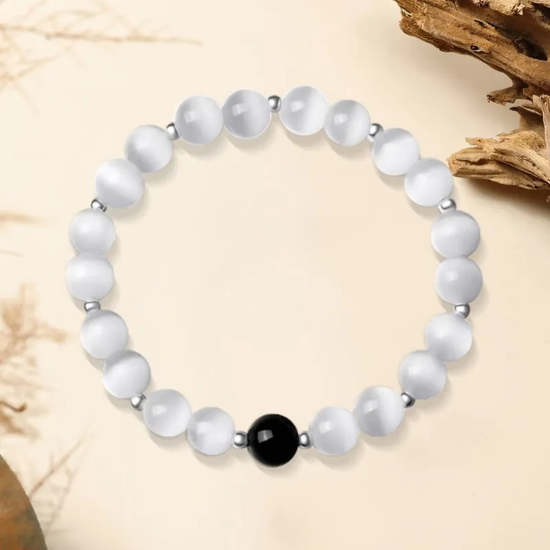 ZUIWENGLANGYASHANWENCHUANG Obsidian Jade Bracelets Unisex-6