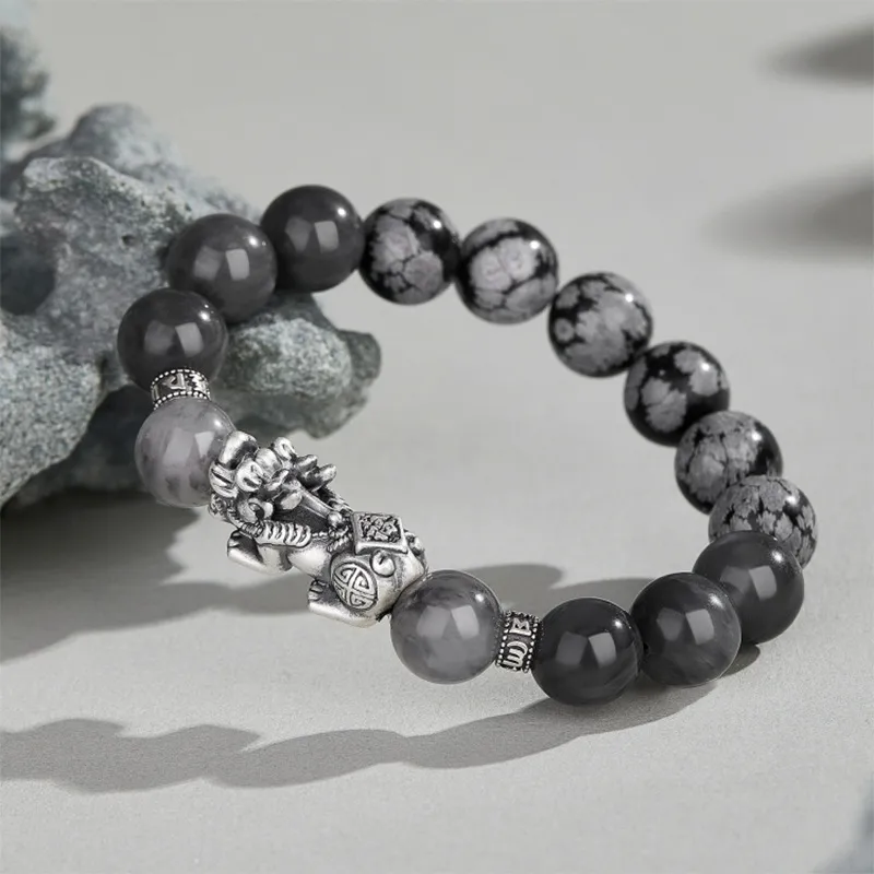 ZUIWENGLANGYASHANWENCHUANG Agate Bracelets Unisex-1