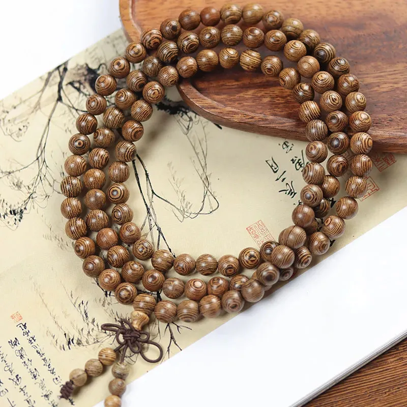 ZUIWENGLANGYASHANWENCHUANG Redwood Bracelets Unisex-2