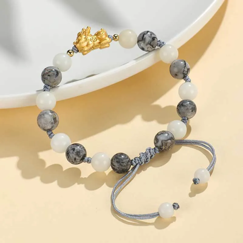 ZUIWENGLANGYASHANWENCHUANG Agate Bracelets Unisex-9
