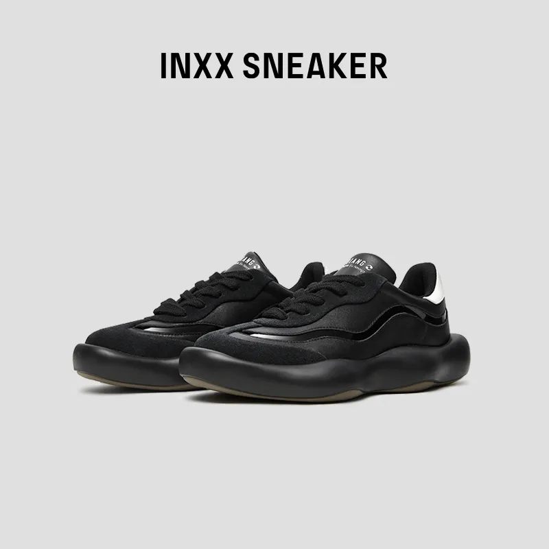 INXX Height Increasing Low Top Casual Shoes Unisex Black Warrior-2