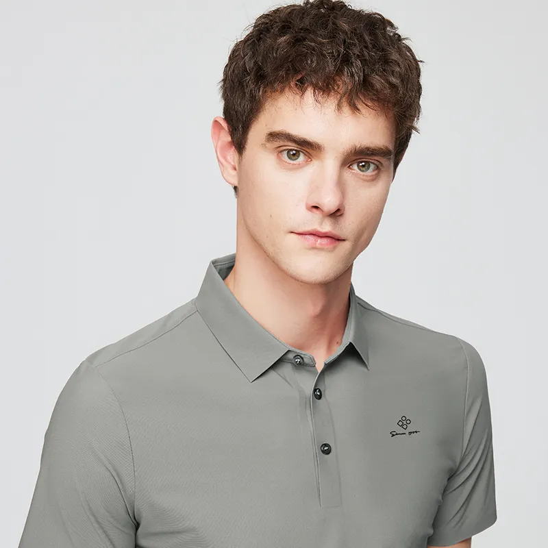 Red bean Polo Shirts Men-23