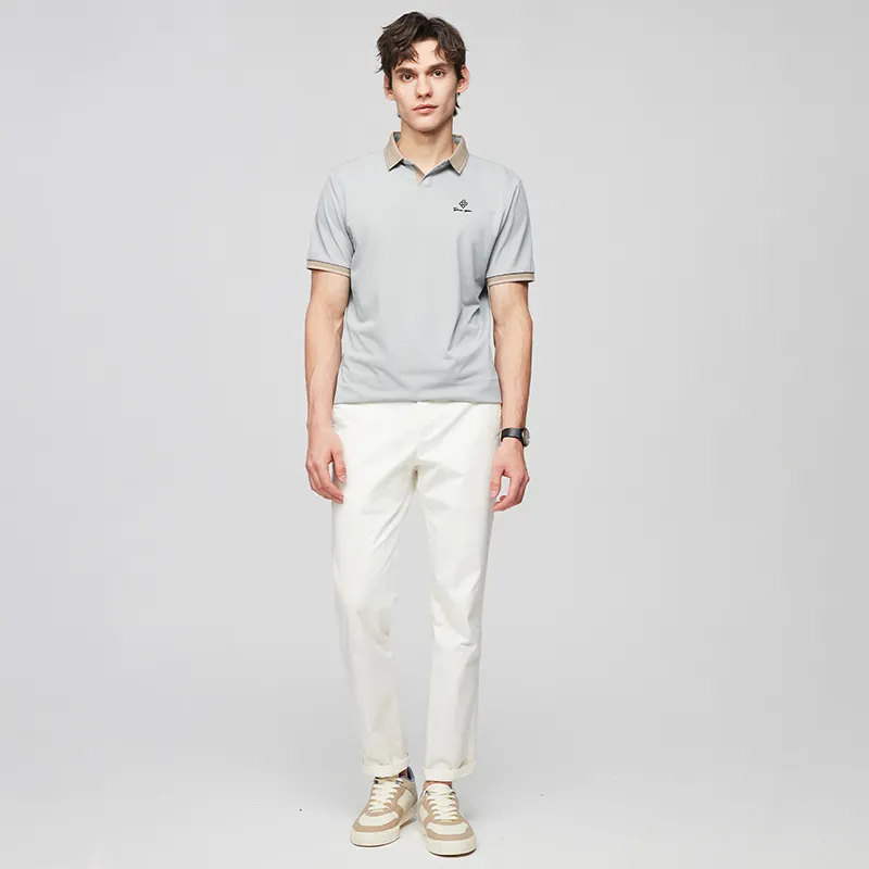 Red bean Polo Shirts Men-16