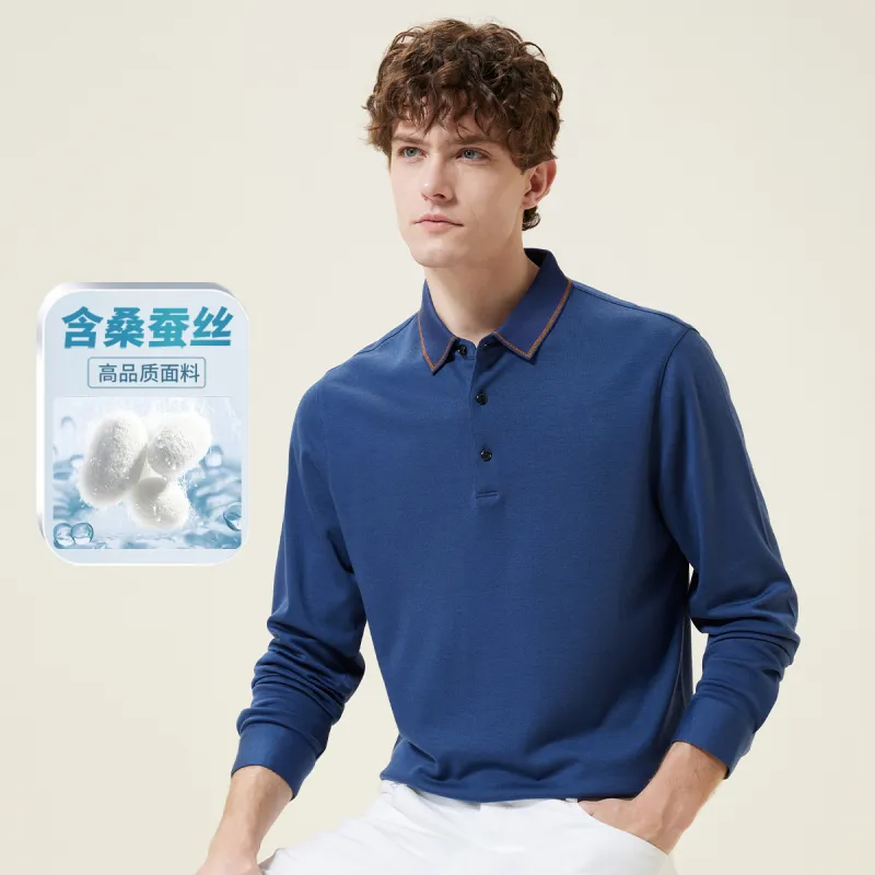 Red bean Polo Shirts Men-2