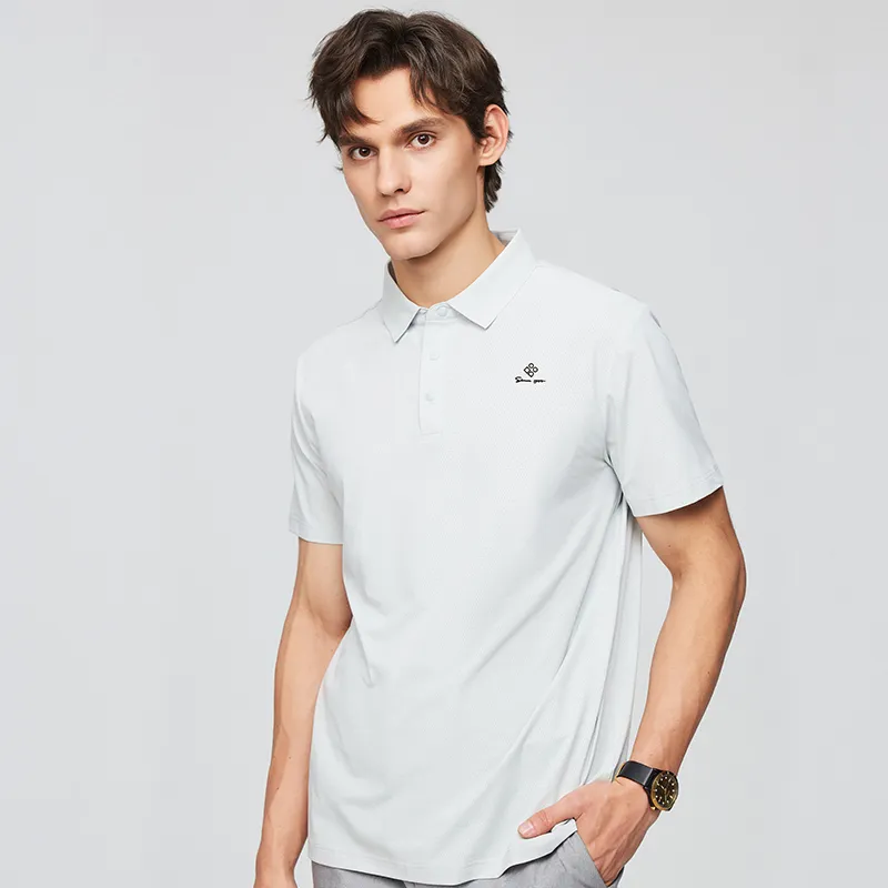 Red bean Polo Shirts Men-9