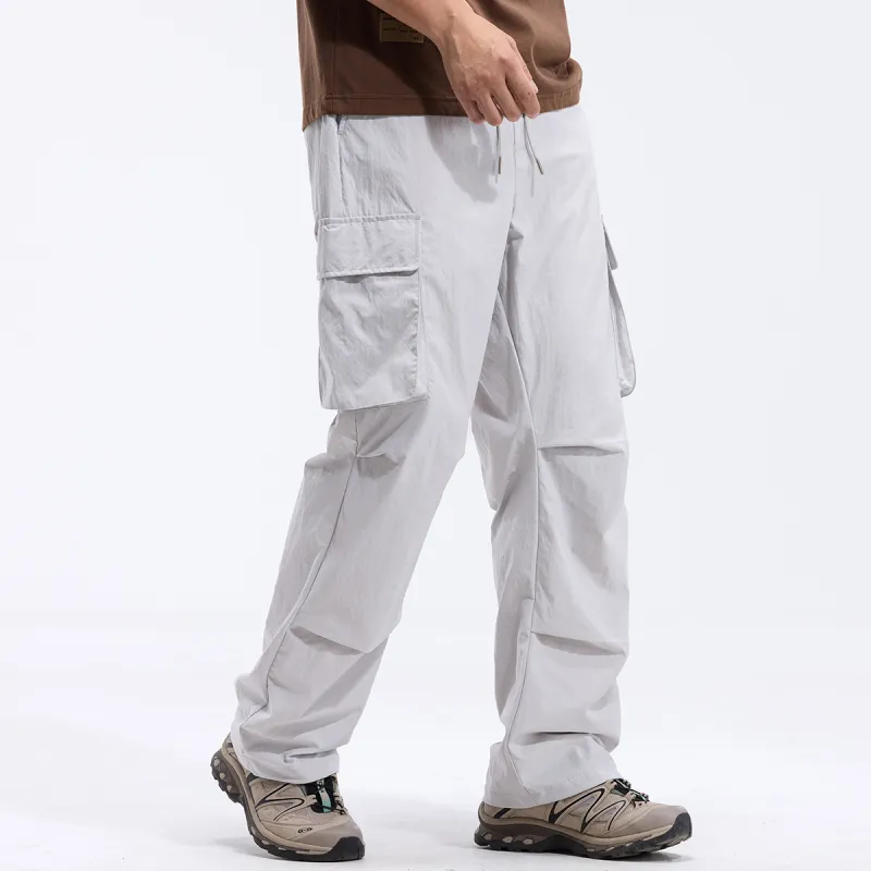 Red bean Cargo Pants Men-25