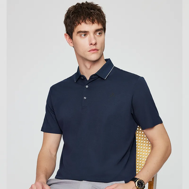 Red bean Polo Shirts Men-8