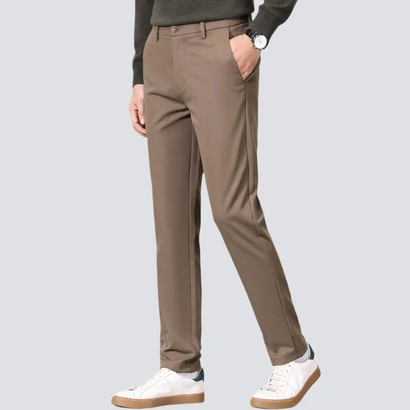 Red bean Suit Trousers Men-10