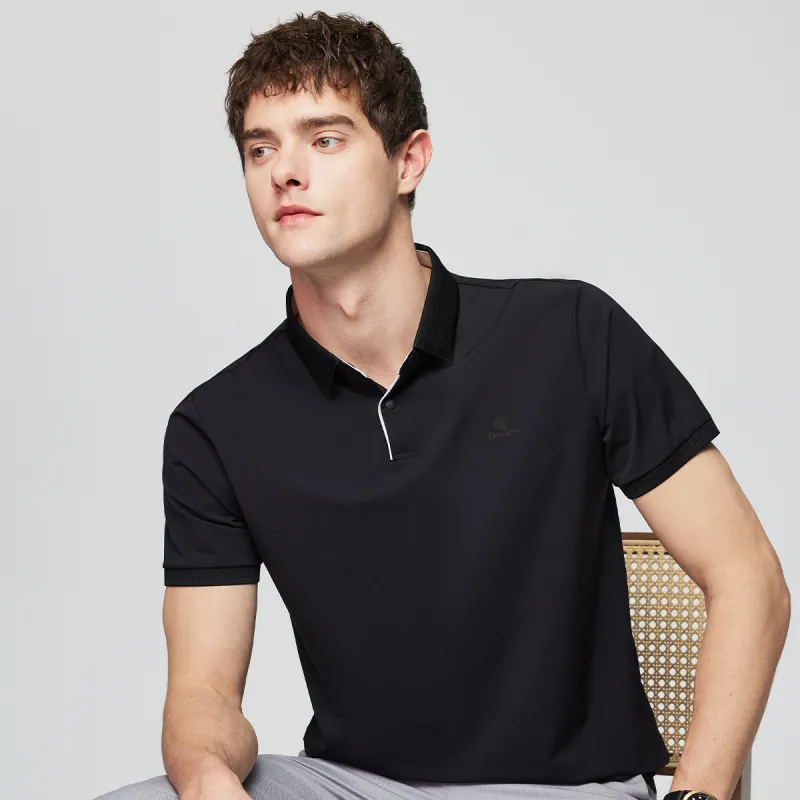 Red bean Polo Shirts Men-10