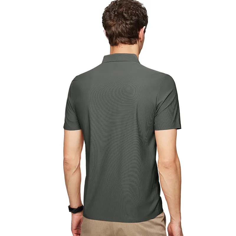 Red bean Polo Shirts Men-25