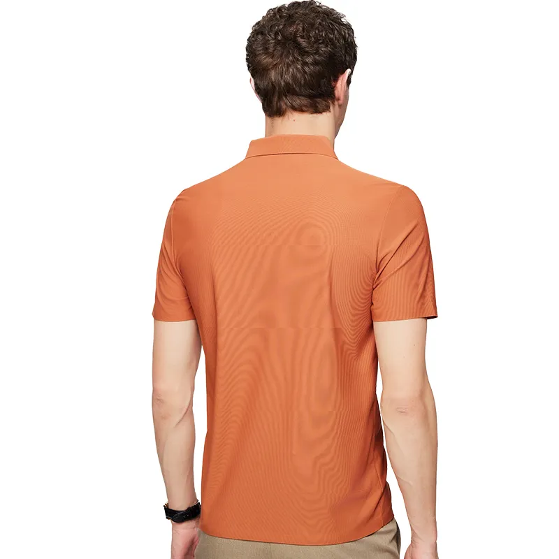 Red bean Polo Shirts Men-11