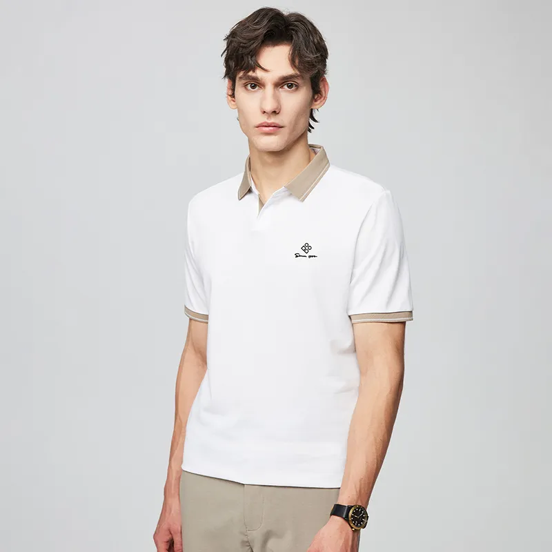 Red bean Polo Shirts Men-20