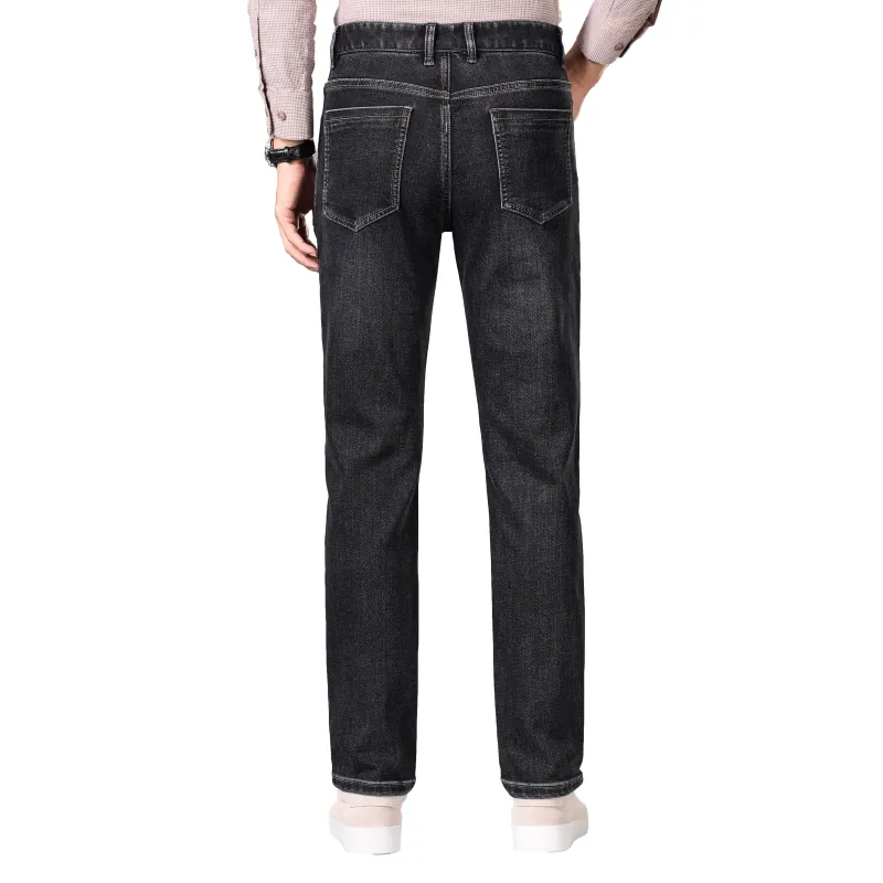 Red Bean Casual Pants Men's Blue Black-1