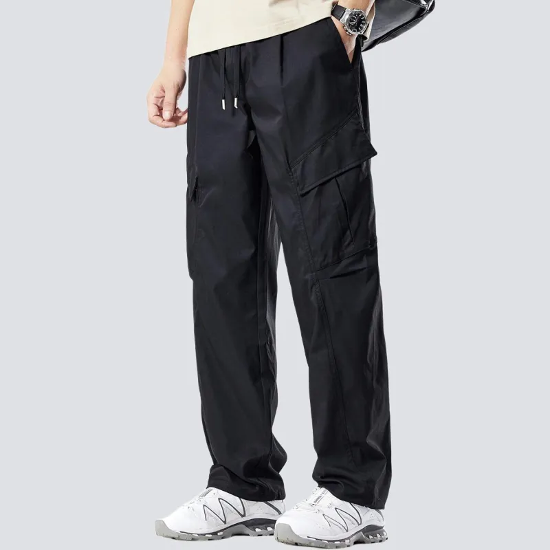Red bean Cargo Pants Men-9