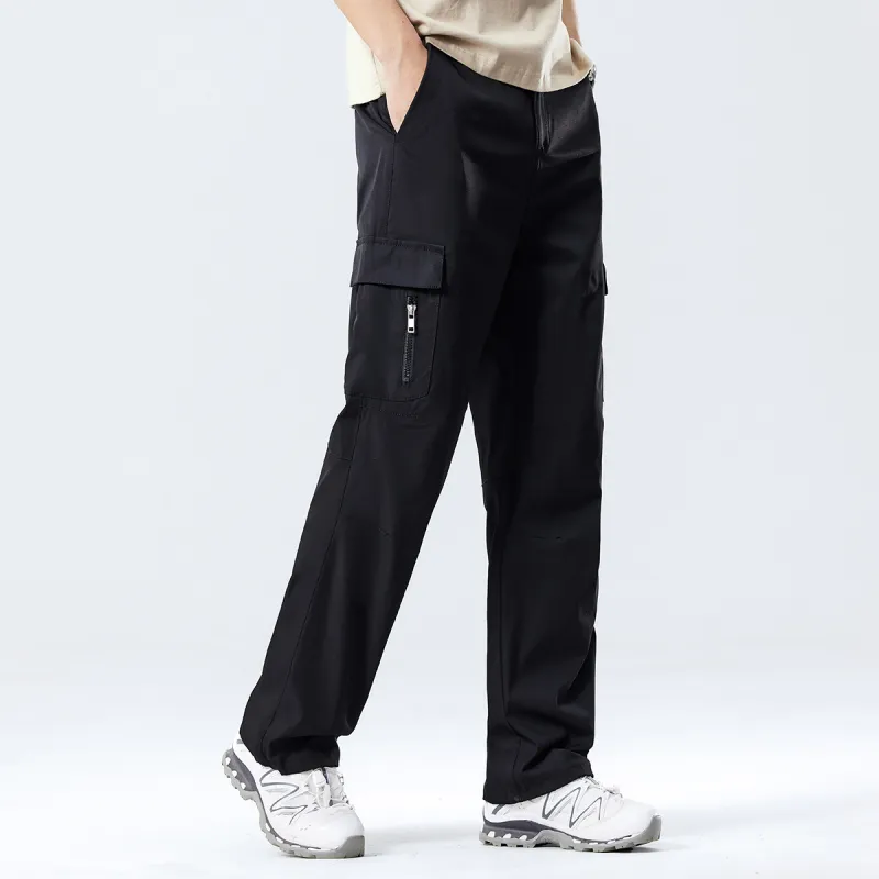 Red bean Cargo Pants Men-11