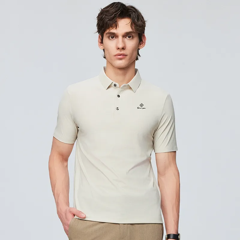 Red bean Polo Shirts Men-8