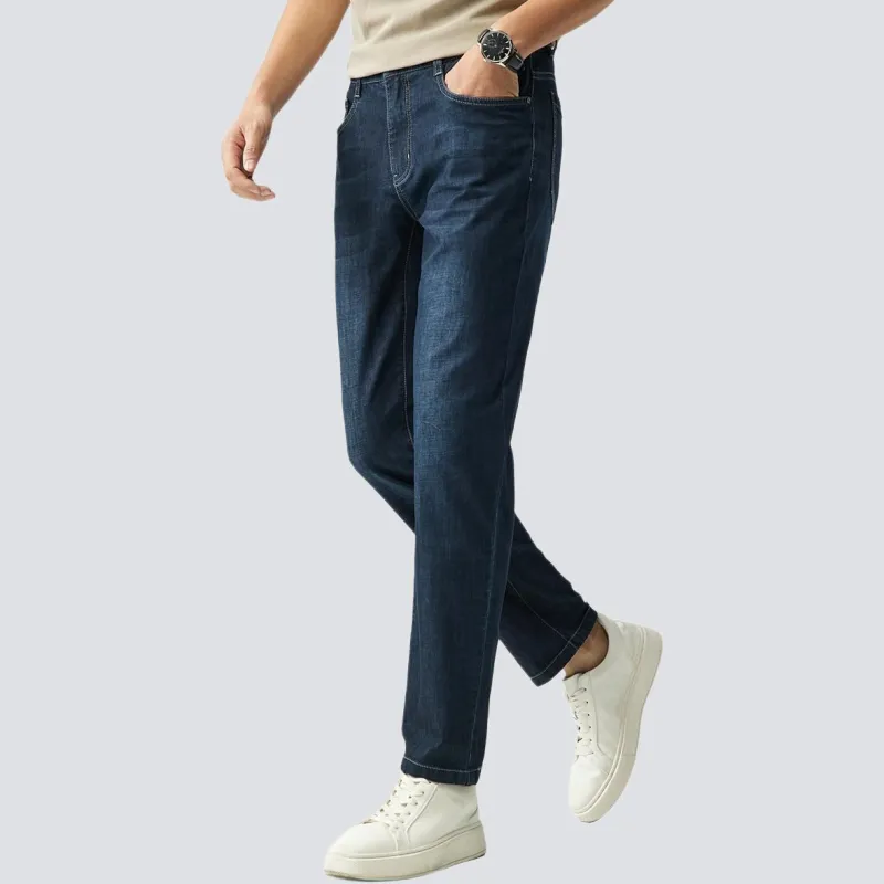 Red bean Jeans Men Blue-2