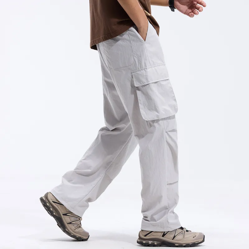 Red bean Cargo Pants Men-27