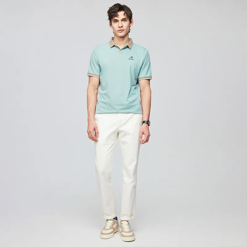 Red bean Polo Shirts Men-11