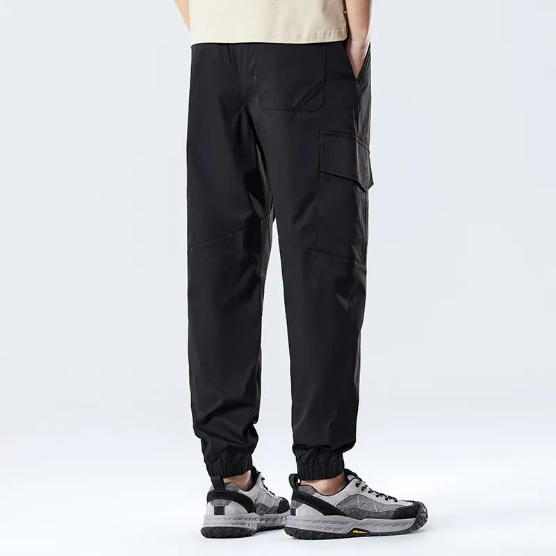 Red bean Cargo Pants Men-14