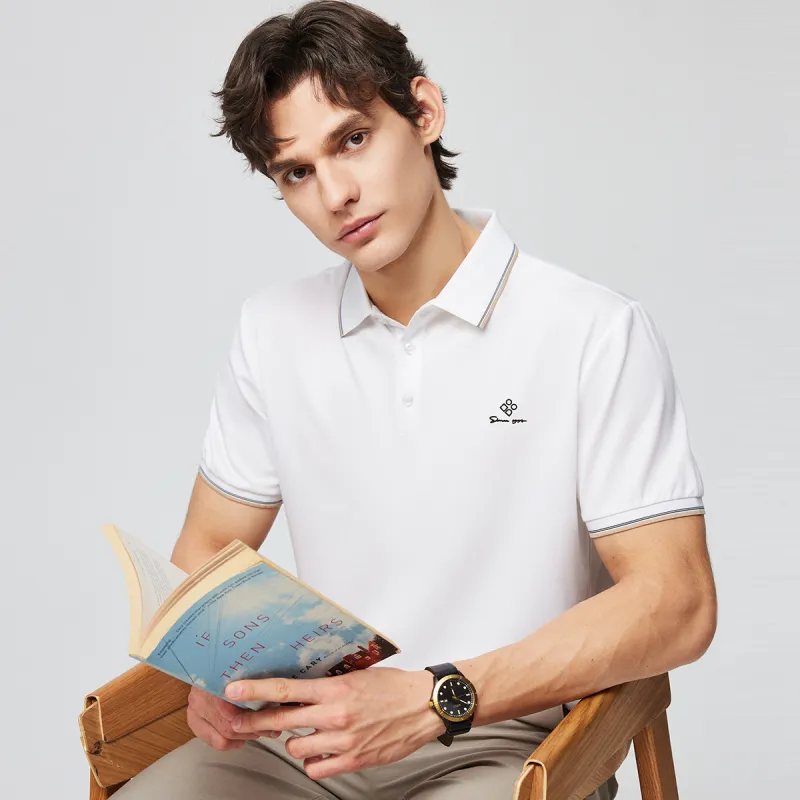 Red bean Polo Shirts Men-39