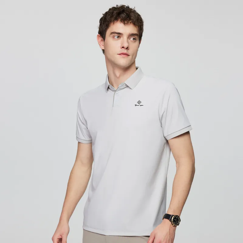 Red bean Polo Shirts Men-14