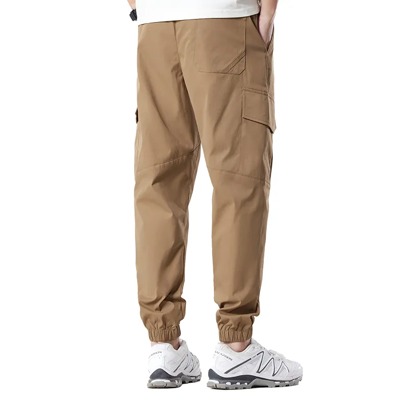 Red bean Cargo Pants Men-6