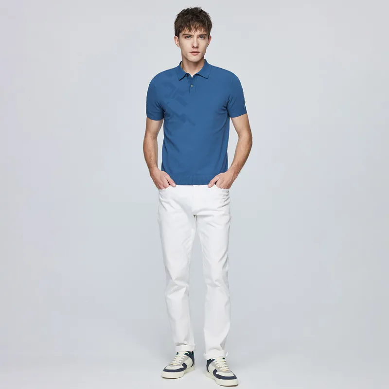 Red bean Polo Shirts Men-6
