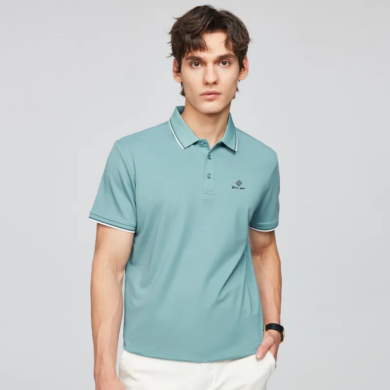 Red bean Polo Shirts Men-10