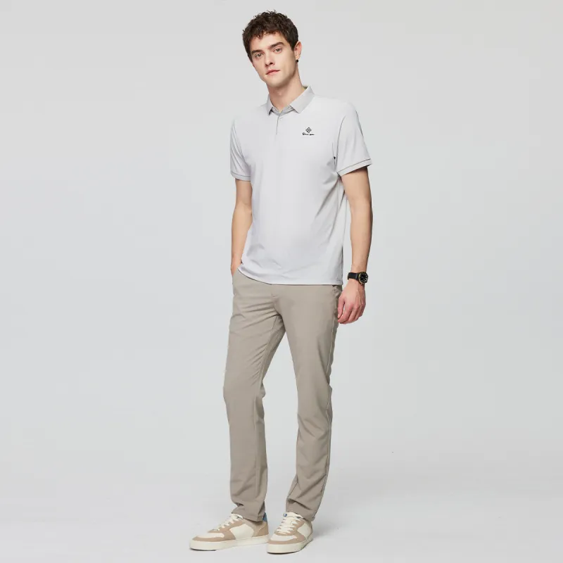 Red bean Polo Shirts Men-17