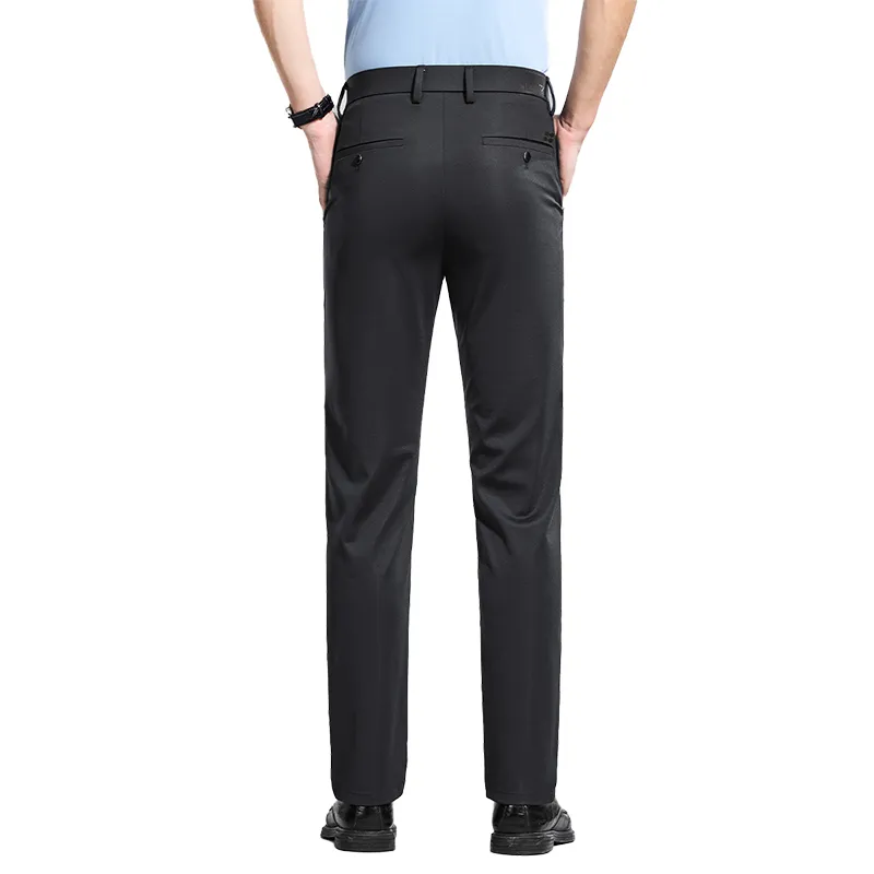 Red bean Suit Trousers Men-7