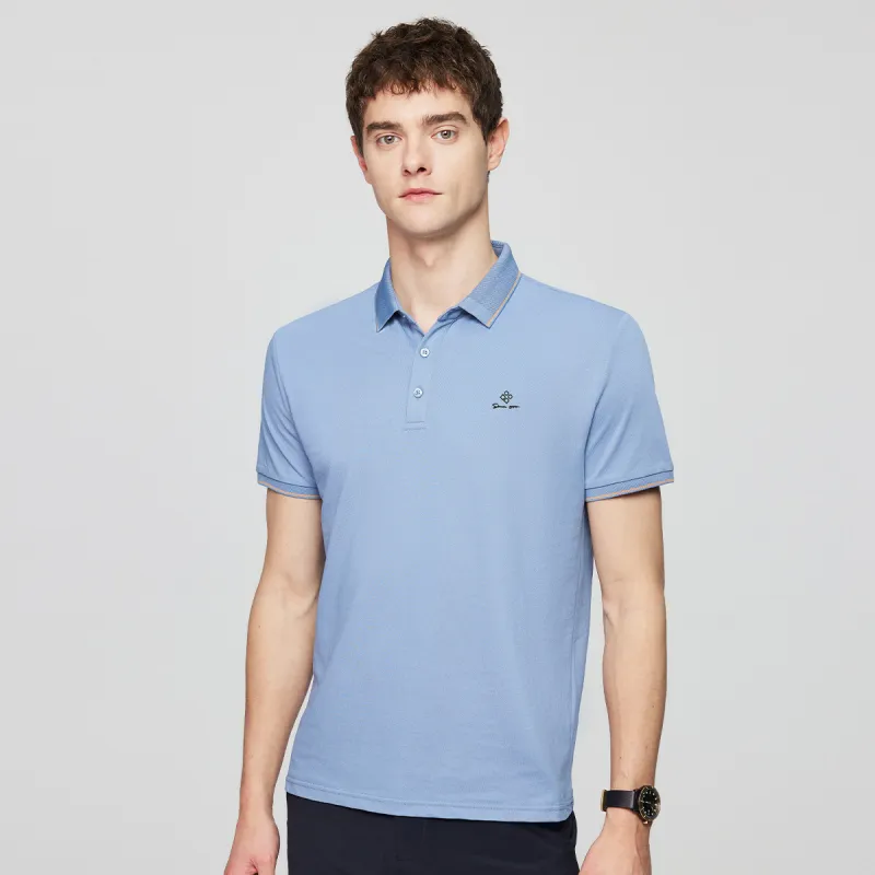 Red bean Polo Shirts Men-2