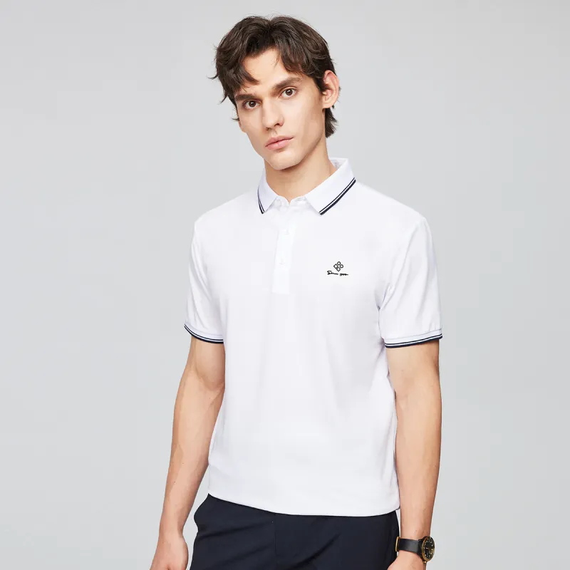 Red bean Polo Shirts Men-17
