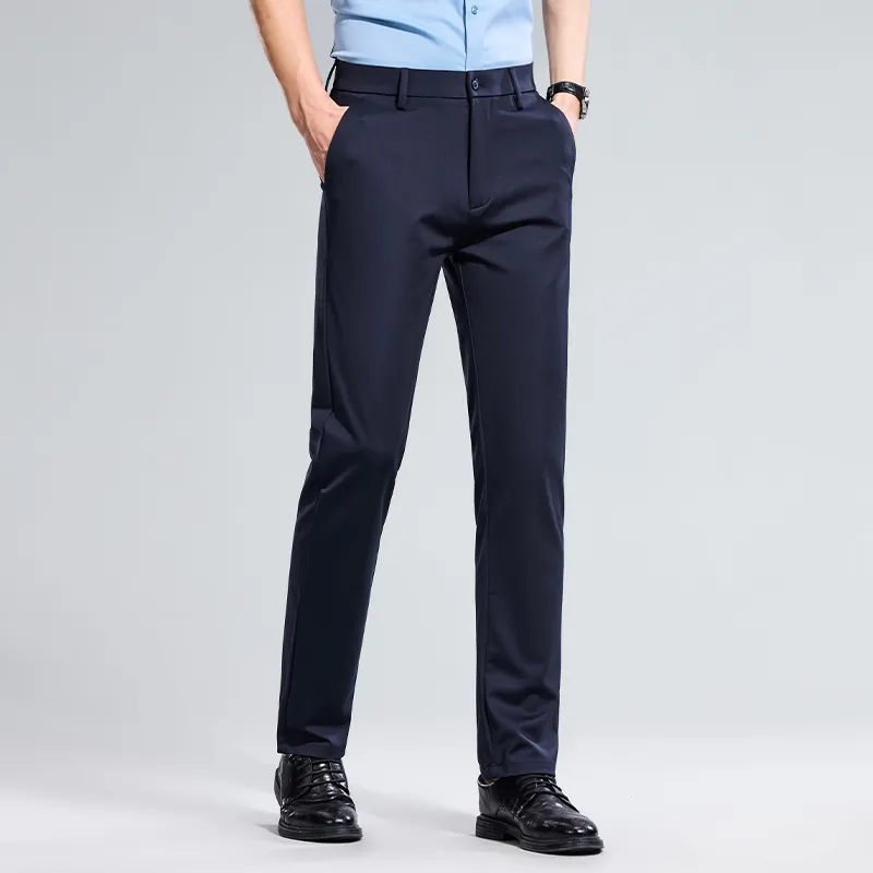 Red bean Suit Trousers Men-3
