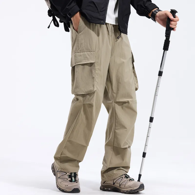 Red bean Cargo Pants Men-3