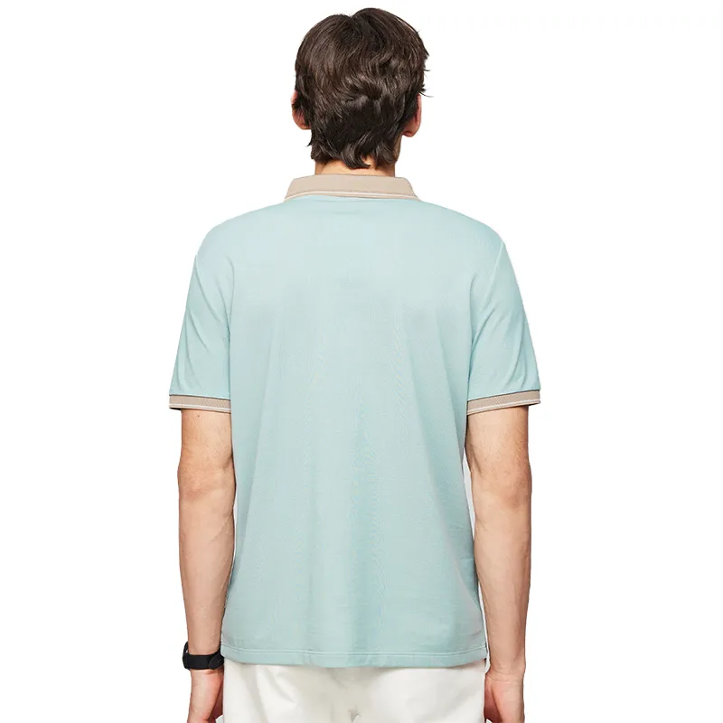 Red bean Polo Shirts Men-7